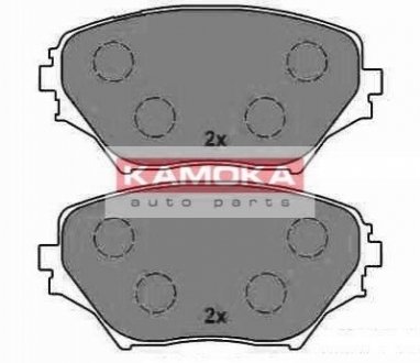 Комплект гальмівних колодок, дискове гальмо KAMOKA JQ1013028 (фото 1)