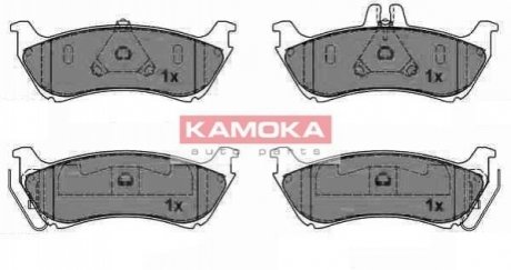 Комплект тормозных колодок, дисковый тормоз KAMOKA JQ1013216 (фото 1)
