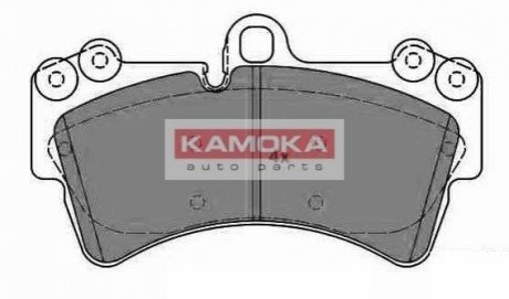 Комплект тормозных колодок, дисковый тормоз KAMOKA JQ1013252 (фото 1)