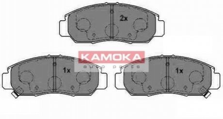 Комплект тормозных колодок, дисковый тормоз KAMOKA JQ1013338 (фото 1)