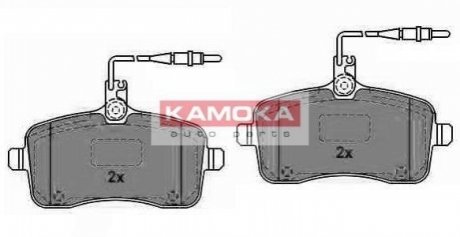 Комплект тормозных колодок, дисковый тормоз KAMOKA JQ1013450