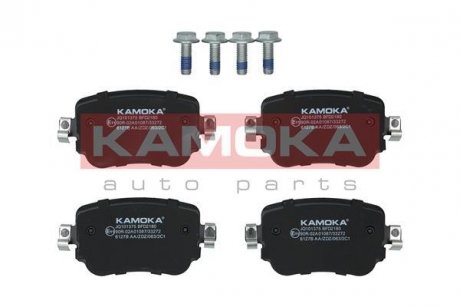 Комплект тормозных колодок, дисковый тормоз KAMOKA JQ101375