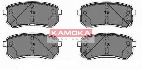 Комплект гальмівних колодок, дискове гальмо KAMOKA JQ1013804 (фото 1)