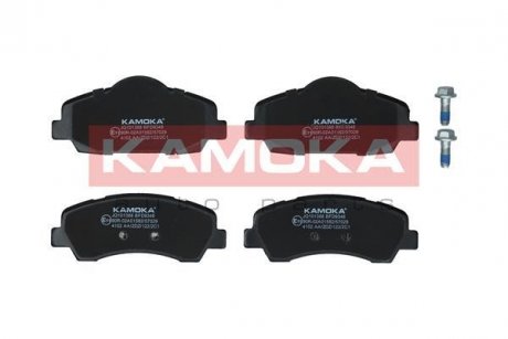 Комплект гальмівних колодок, дискове гальмо KAMOKA JQ101388