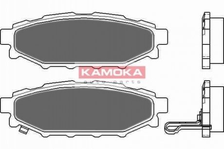 Комплект гальмівних колодок, дискове гальмо KAMOKA JQ1013894 (фото 1)