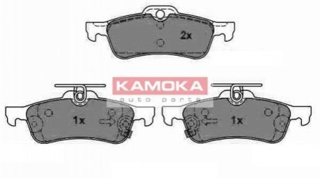 Комплект гальмівних колодок, дискове гальмо KAMOKA JQ1018082 (фото 1)