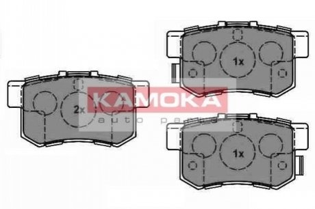 Комплект тормозных колодок, дисковый тормоз KAMOKA JQ1018538