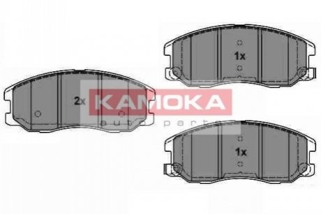Тормозные колодки KAMOKA JQ1018616