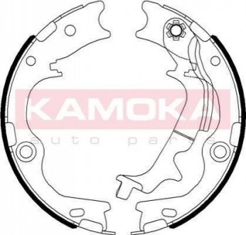 Комплект тормозных колодок, стояночная тормозная система. KAMOKA JQ212056