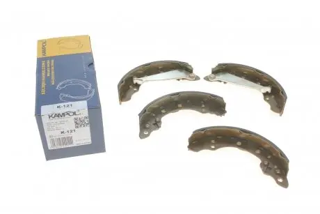 Колодки тормозные (задние) vw caddy ii 96-00 (барабанные) (200x40) Kampol K-121