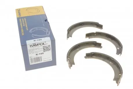 Колодки ручника mb 190 (w201)/e-class (w124/w210) 96-04 (164x20) Kampol K-186
