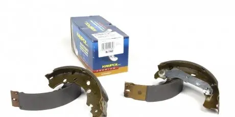 Колодки тормозные (задние) Ford Fiesta 95-/Fusion 02- (барабанные) (203x38) Kampol K-742