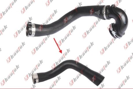 Opel патрубок інтеркулера insignia a (g09) 2.0 biturbo cdti 0 08-11 Kautek OP-TH001