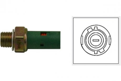 Датчик тиску масла renault master/trafic 1.9-2.0 dci 00- (0.2 bar) (зелений) KAVO PARTS EOP-6501