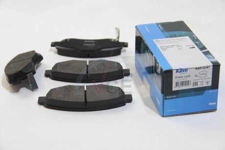 Комплект гальмівних колодок, дискове гальмо KAVO PARTS KBP-2041