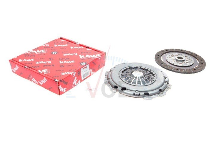 Комплект сцепления ford focus/mondeo/volvo v30/v50 1.8-2.0 00-12 (d=228mm) KAWE 961905 (фото 1)