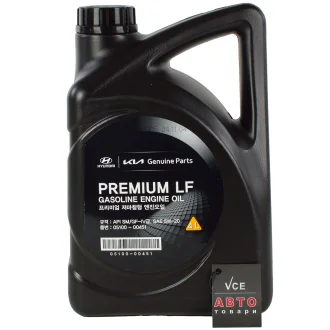 Масло моторное Premium LF Gasoline 5W20 4л Kia/Hyundai/MOBIS 05100-00451