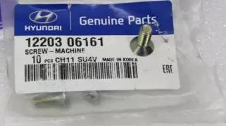 Гвинт кріплення переднього гальмівного диску Kia/Hyundai/MOBIS 1220306161
