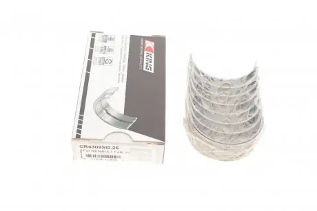 Вкладиші шатунні volvo 340-360/440/460/480 -96 (+0.25) KING CR4309SI0.25