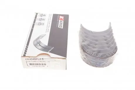 Вкладыши шатунные ford transit connect 1.8 tdci 02-13 (+0.5) KING CR4345PL0.5