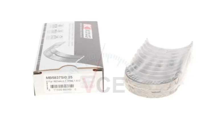 Вкладыши коренные renault trafic 1.6 dci 14- (+0.25) KING MB5837SI0.25 (фото 1)