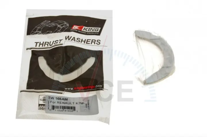 Полукольца колен-вала Kangoo I 1.5D STD KING TW 166AM (фото 1)