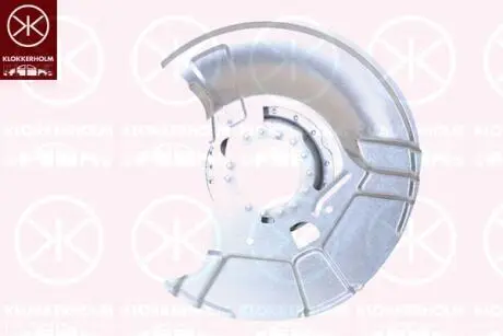 Відбивач, диск гальмівного механізму KLOKKERHOLM 0060377