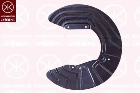 Защита тормозного диска передний правый KLOKKERHOLM 0094378