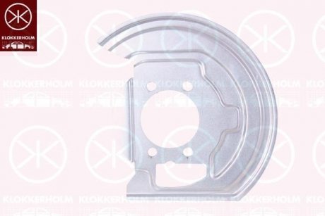Отражатель, тормозной диск KLOKKERHOLM 1617377 (фото 1)