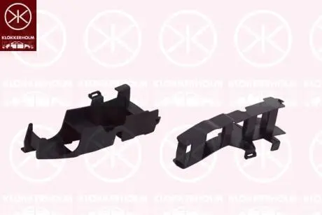 Усилитель бампера, set, пластик, передн. KLOKKERHOLM 5509947