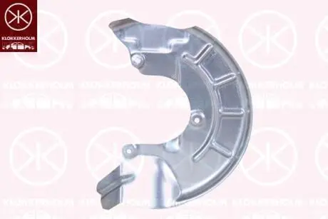 Отражатель, диск тормозного механизма KLOKKERHOLM 9506378