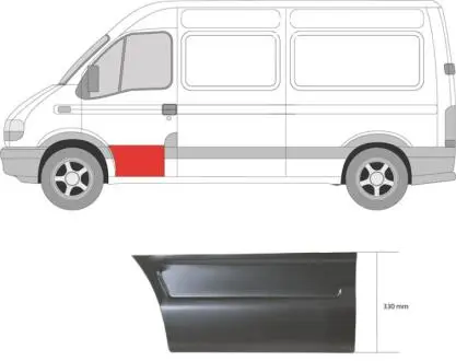 Ремчасть металлическая KLOKKERHOLM FP 5088 121