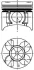 Поршень двигуна OPеL 79,25 Kolbenschmidt 40391610 (фото 1)
