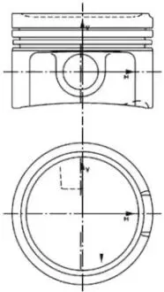 Поршень Kolbenschmidt 40434600