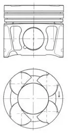 Поршень Kolbenschmidt 41070620