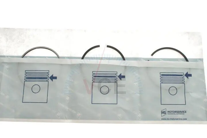 Кільця поршневі комплект на один поршень D=69.9 2*1.5*2 1.3JTD ft,1.3MJET ft Fiat Doblo 00-09 Kolbenschmidt 800056210000 (фото 1)