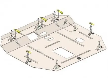 Защита двигателя на FIAT: Bravo, Lancia Delta Kolchuga 1.0252.00