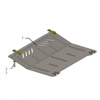 Захист двигуна на OPEL: Corsa D Kolchuga 1.0381.00