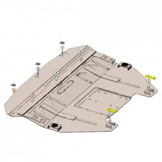 Захист двигуна на MINI: Cooper Countryman R60 Kolchuga 1083400