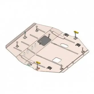 Захист двигуна на MITSUBISHI: Eclipse Cross Kolchuga 1.0881.00