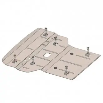 Защита двигателя на AUDI: Q7, Bentley Bentayga. VOLKSWAGEN: Touareg Kolchuga 1089800