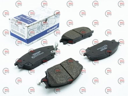 Колодки тормозные передние Hyundai Getz (Könner) Konner KPF-25A10