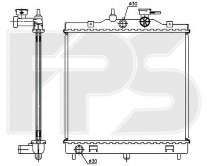 Радиатор охлаждения DM FP 40 A716-X