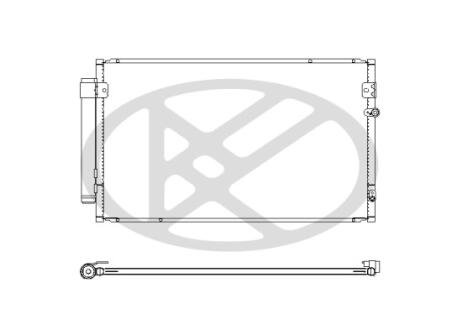 Радиатор кондиционера KOYORAD CD010238M0A