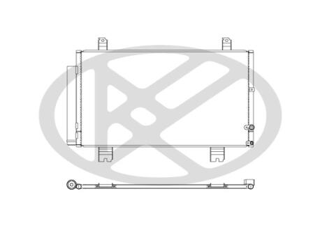 Радиатор кондиционера KOYORAD CD010360M