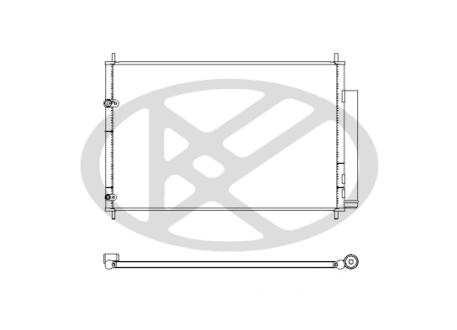 Радиатор кондиционера в сборе. KOYORAD CD010374M