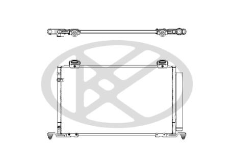 Радіатор кондиціонера у зборі KOYORAD CD010380M