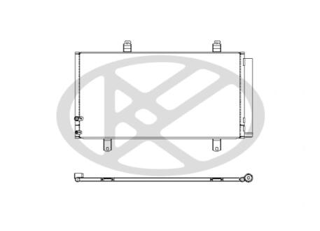 Радіатор кондиціонера у зборі KOYORAD CD010392M