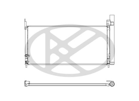Радиатор кондиционера в сборе. KOYORAD CD010420M