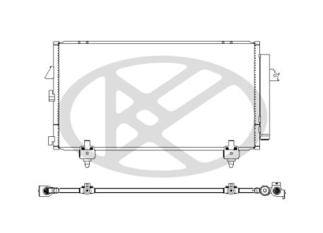 Радиатор кондиционера KOYORAD CD010454M